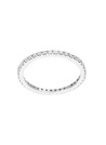 Bague "Tour Complet Lumineux" Or blanc et Diamants