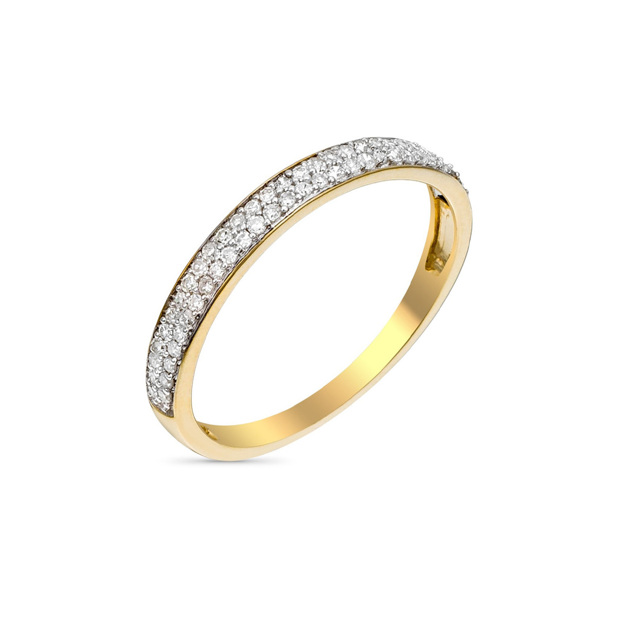 Bague Alliance "Granité" Or jaune et Diamants Bague "Béguin Divin" Or jaune et Diamant