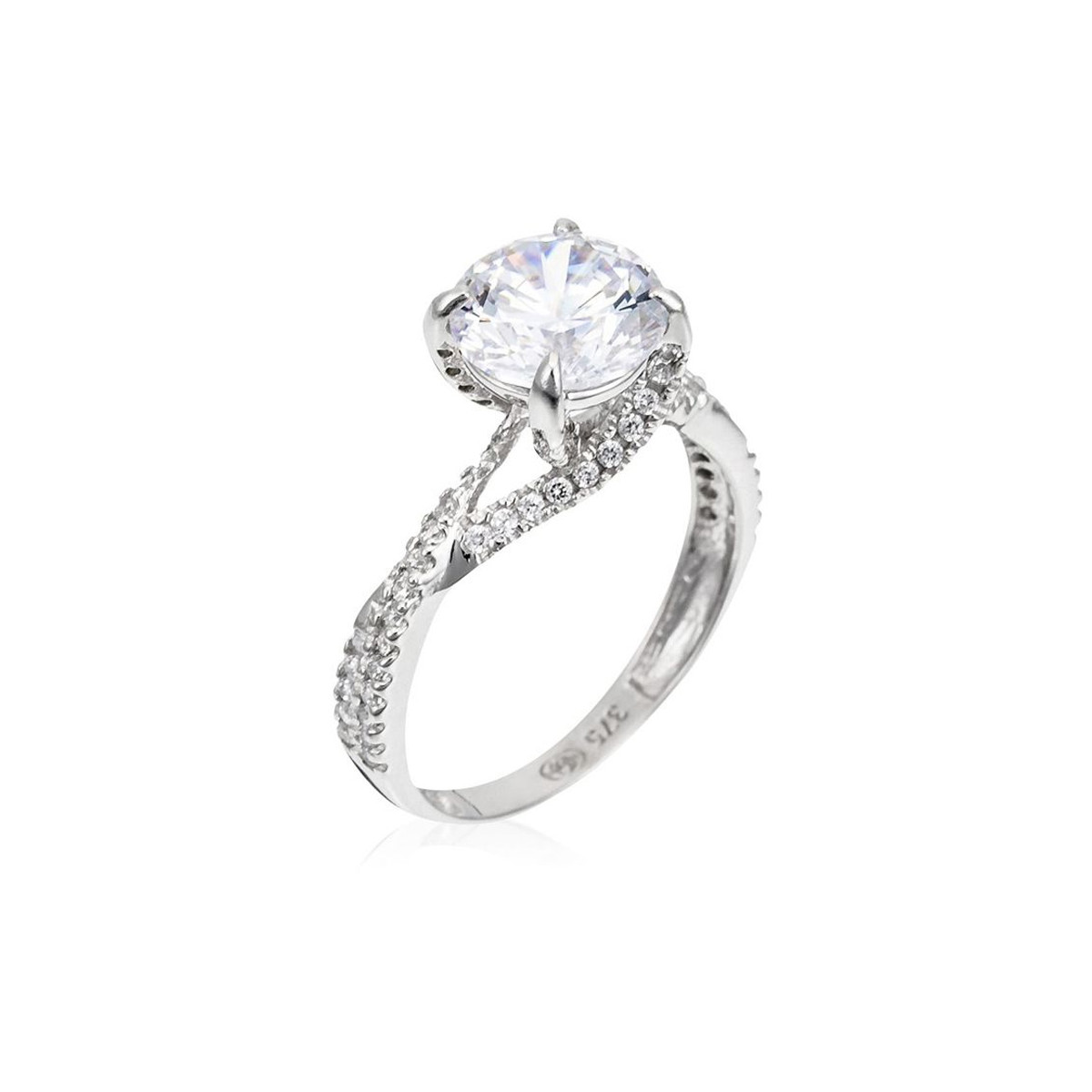 Bague "Romance" Or blanc