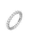 Bague "Tour complet FOr blancever" Or blanc et Diamants