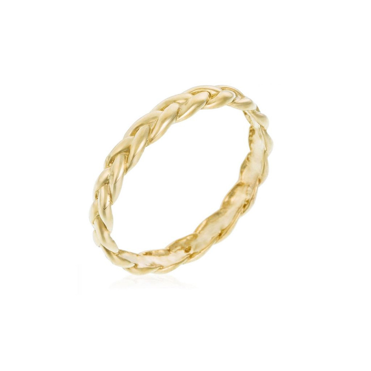 Bague "TOr jaunesadée" Or jaune Bague Torsadée Or jaune 375/1000 "Idylle"