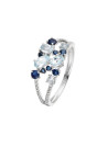 Bague "Sphir Elixir" Or blanc et Diamants