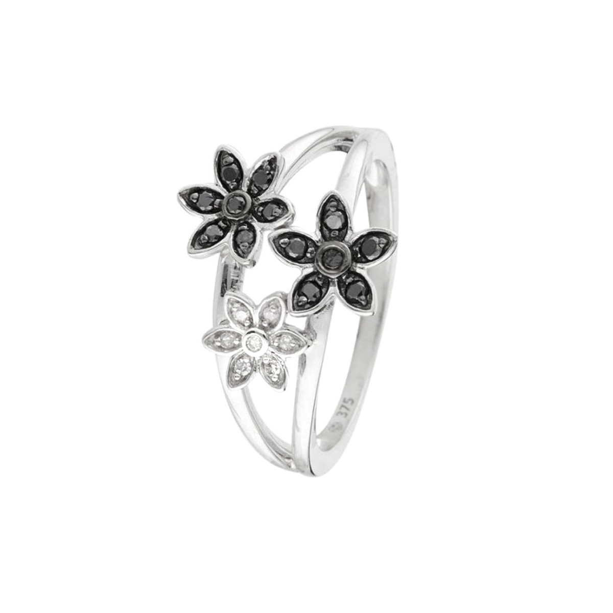Bague "Serena" Or blanc et Diamants Bague "Serena" Or blanc et Diamants
