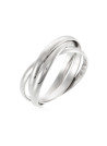 Bague "Saturna Blanc" Or blanc