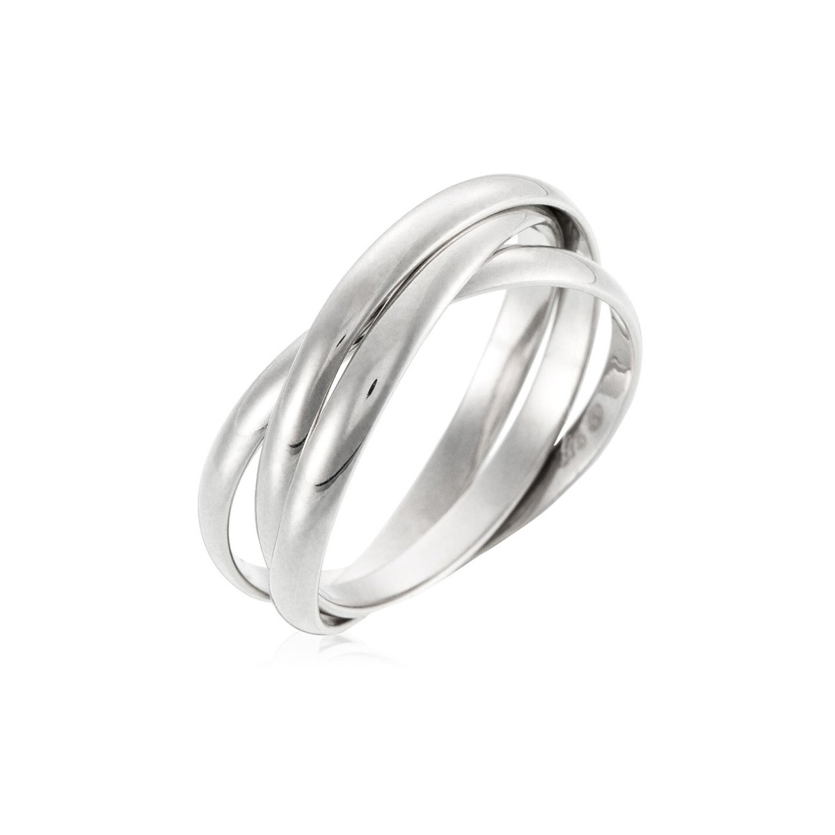 Bague Alliance "Saturna Blanc" Or blanc