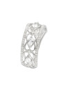 Bague "Royal Topaze" Or blanc et Diamants