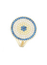 Bague "Rayon de soleil" Or jaune