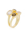 Bague doré "Thaïs" Quartz