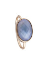 Bague doré "Lisa" Nacre bleue