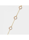 Bracelet chaine or tricolore "Croisade"