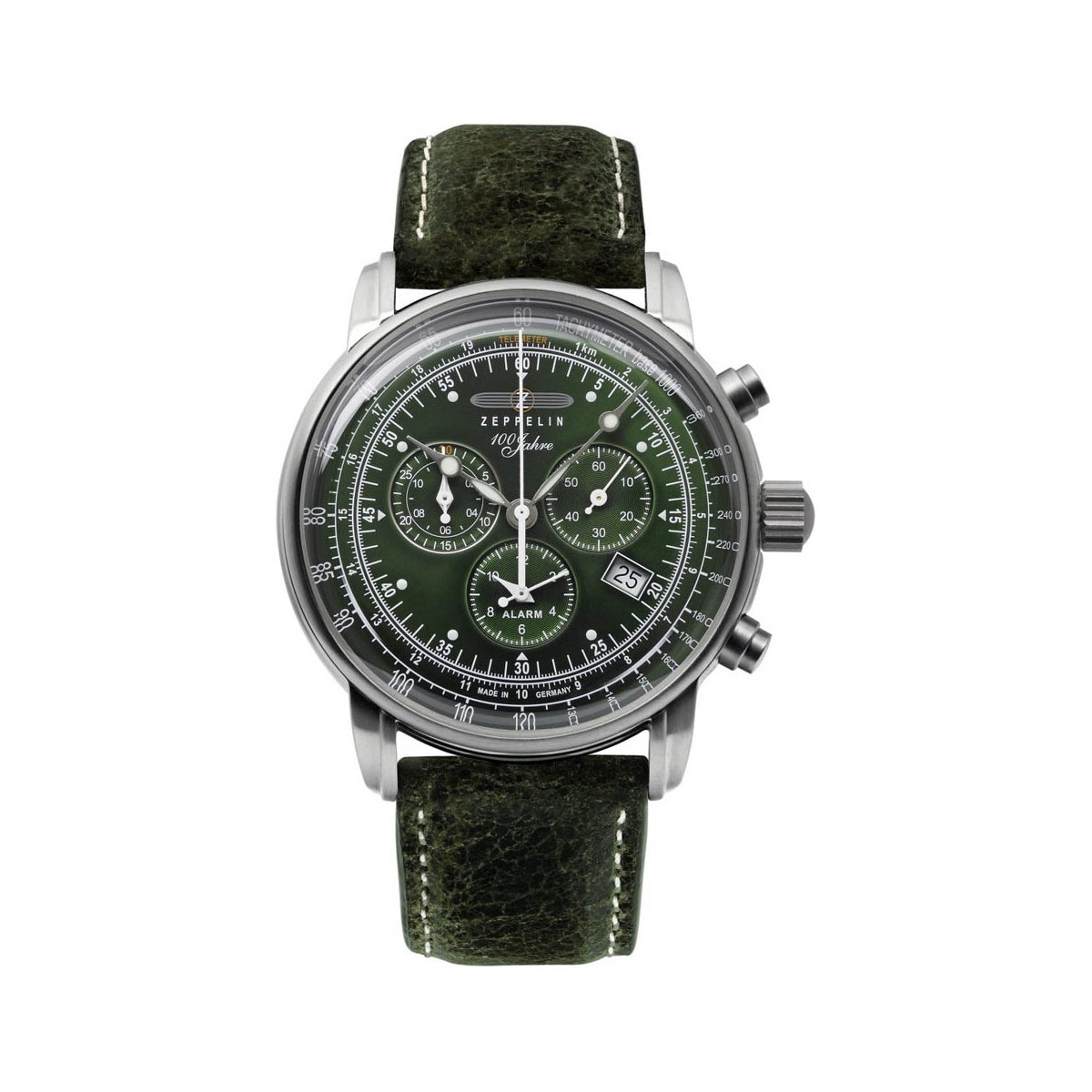 Montre Zeppelin Alarm Chronograph ED.1 Vert Mes bijoux