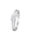 Bague "Mon bonheur" Or blanc et Diamants