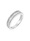 Bague "Marabella" Or blanc et Diamants