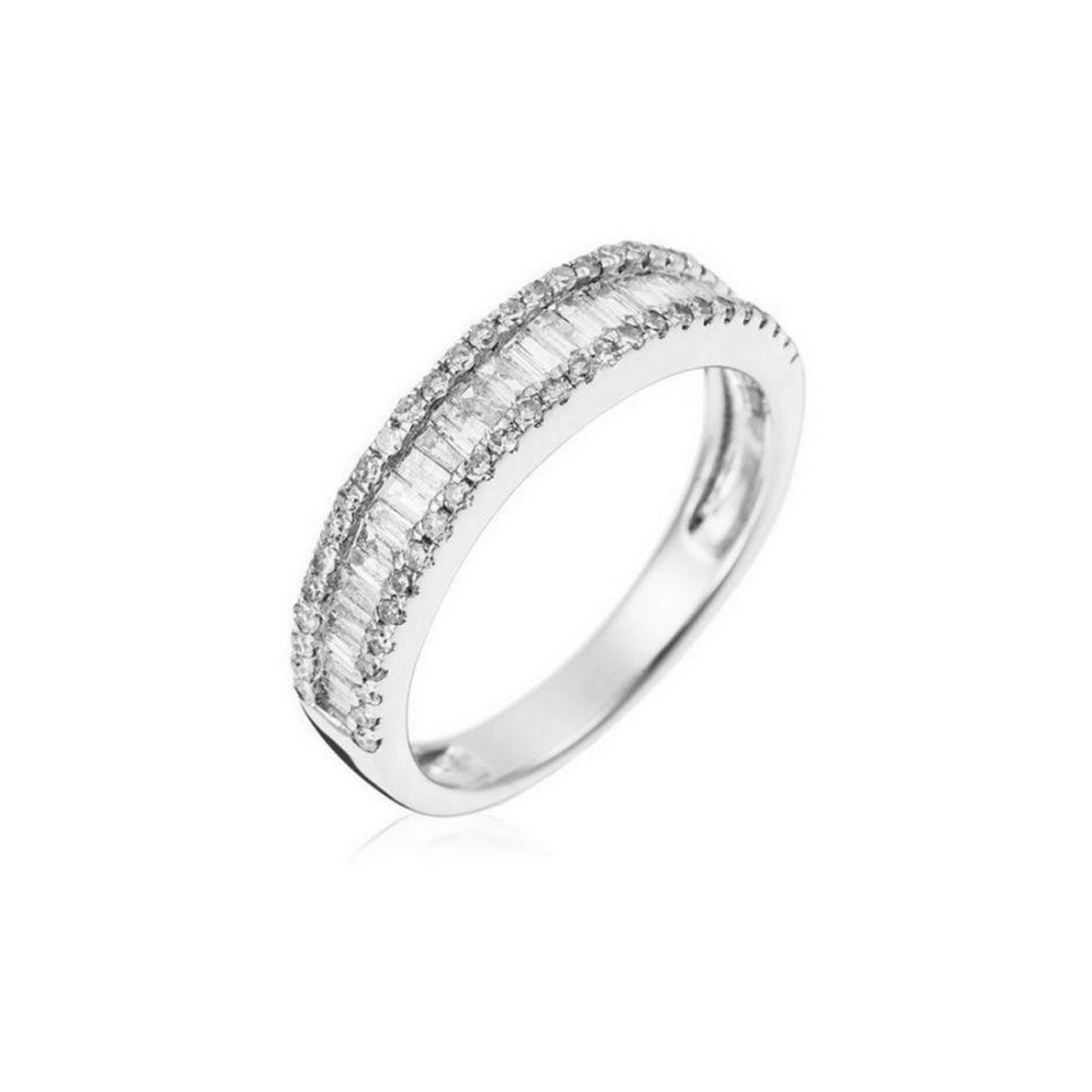 Bague "Marabella" Or blanc et Diamants Bague "Adoration Gracieuse" Or blanc et Diamant