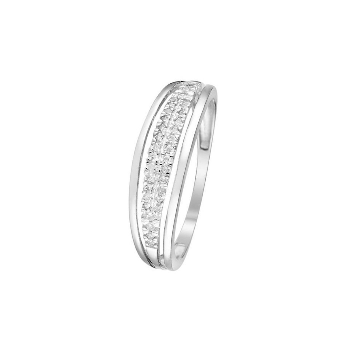 Bague " Anaïs" Or blanc et Diamant
