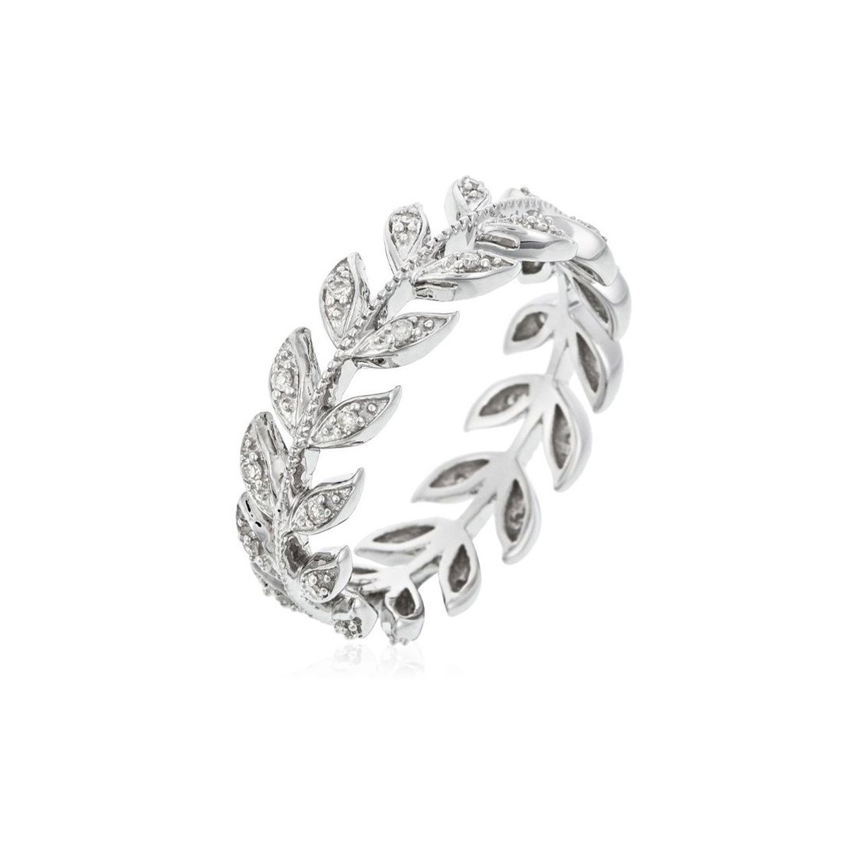 Bague "Héritage" Or blanc et Diamants Bague "Bienveillant" Or blanc et Diamant