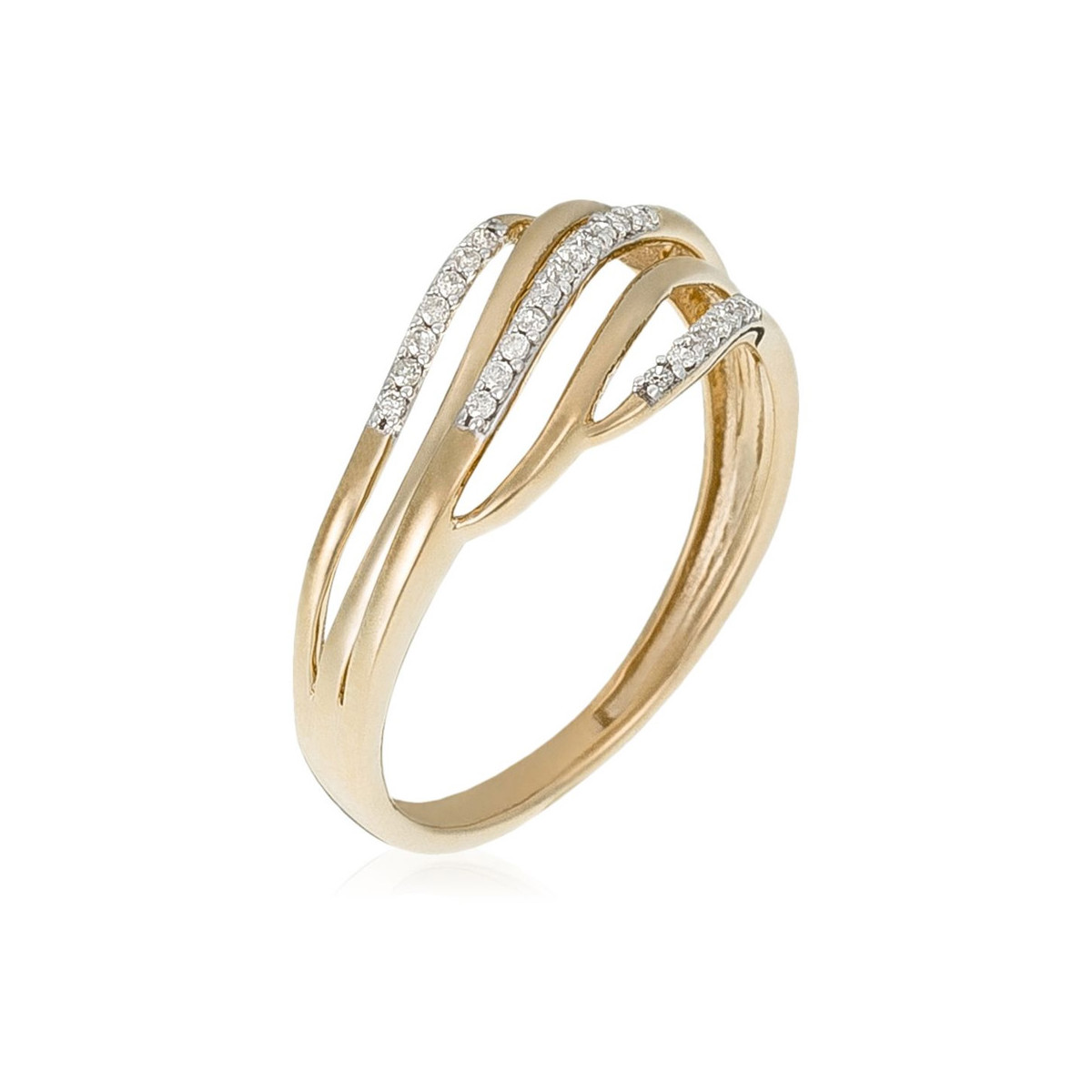 Bague "Feriel" Or jaune et Diamants Bague "Feriel" Or jaune et Diamants