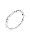 Bague "Belle Alliance" Or blanc et Diamants