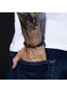 Bracelet perles lapis et oeil de tigre - Rockstone