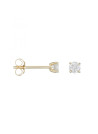 Boucles d'oreilles Or Jaune et Diamant