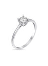Bague "Amoureuse" Or blanc et Diamants