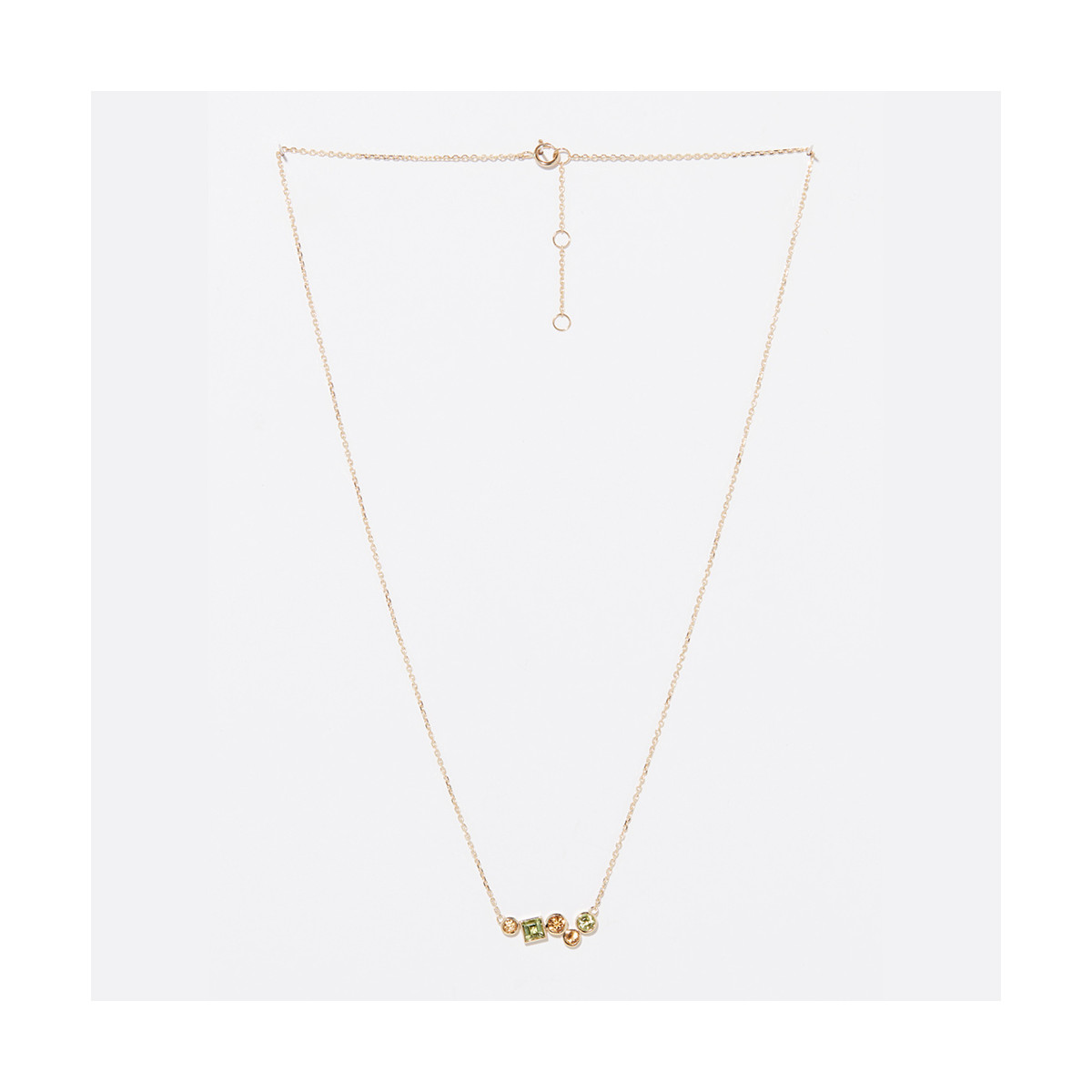 Collier "Colorama" Citrine Peridot 0,91/5 Collier "Colorama Citrine Peridot"