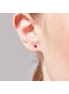 Boucles d'oreilles Or Jaune 375/1000 et Pierres Precieuses