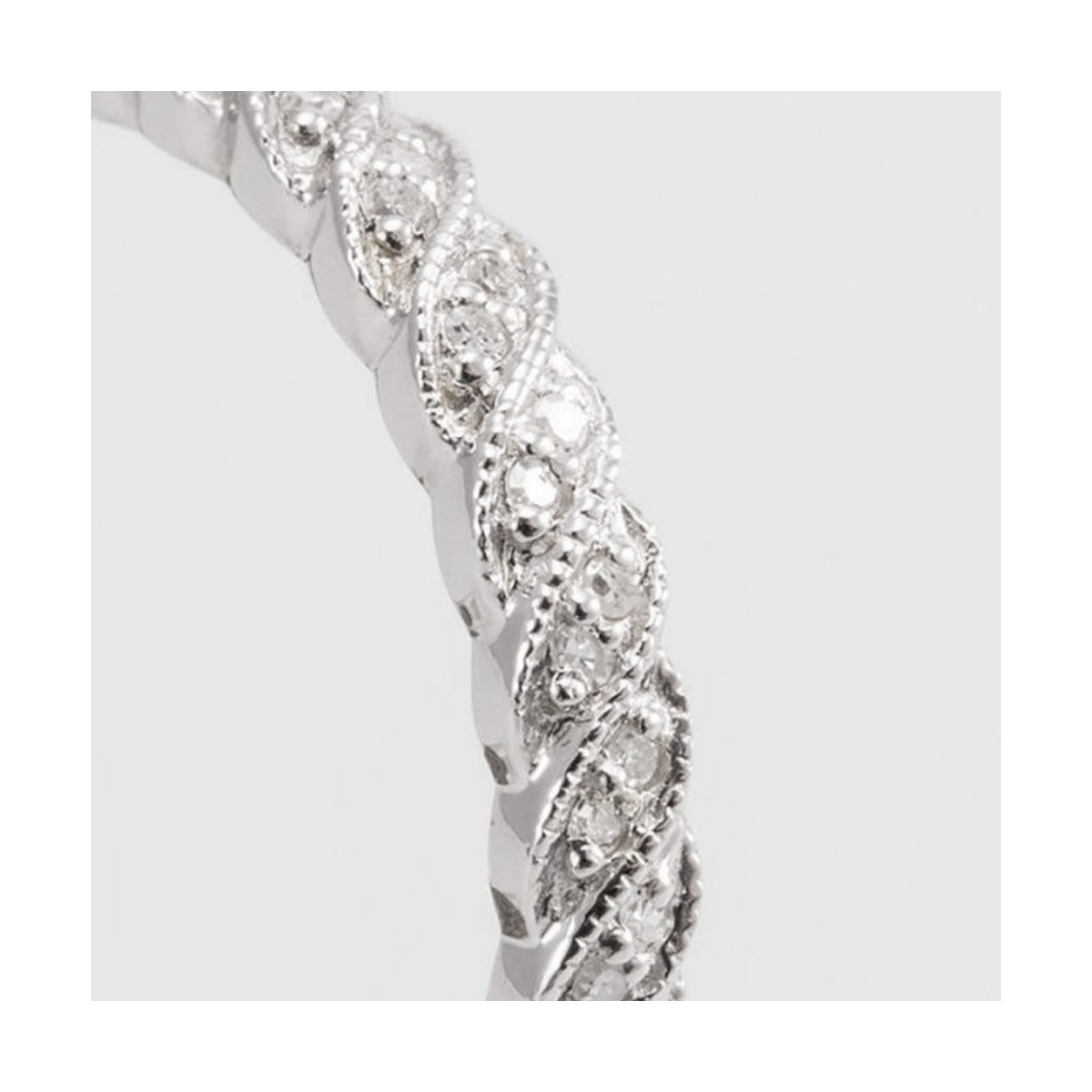 Bague "Java" Or blanc et Diamants Bague "Hanaé" Or blanc et Diamant