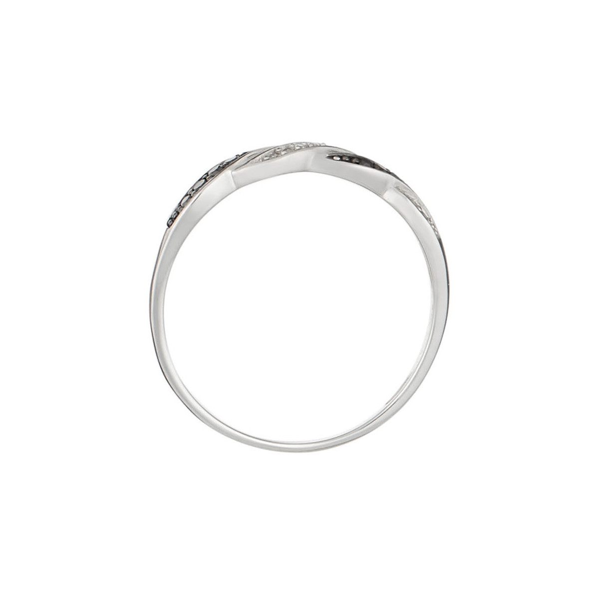 Bague "Ragon" Or blanc et Diamants Bague "Ragon" Or blanc et Diamants