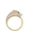 Bague "Ma Panthère Saphir" Or jaune et Diamants
