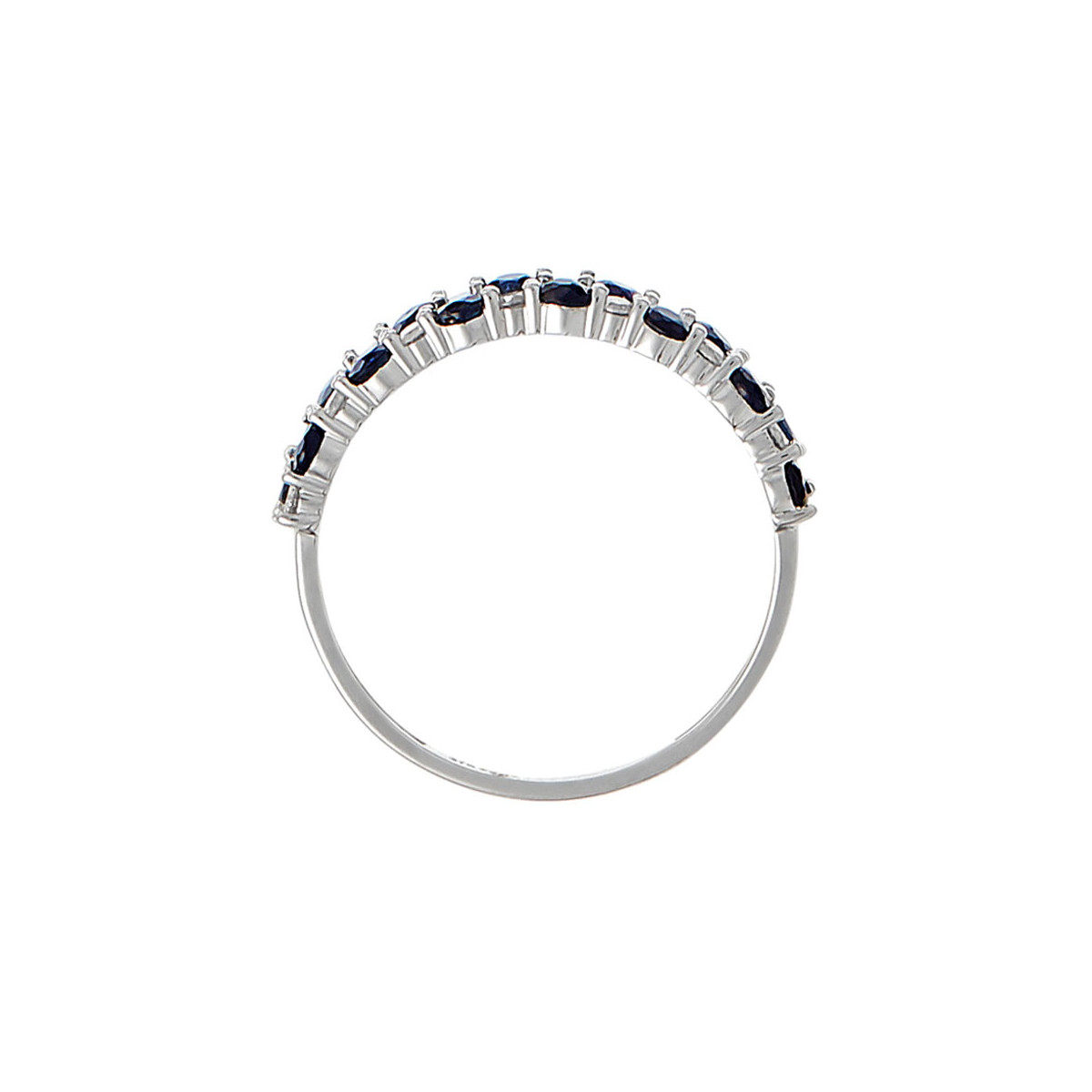Bague "Princesse Grace Saphir" Or blanc et Diamants Bague " Norah" Or blanc et Saphir