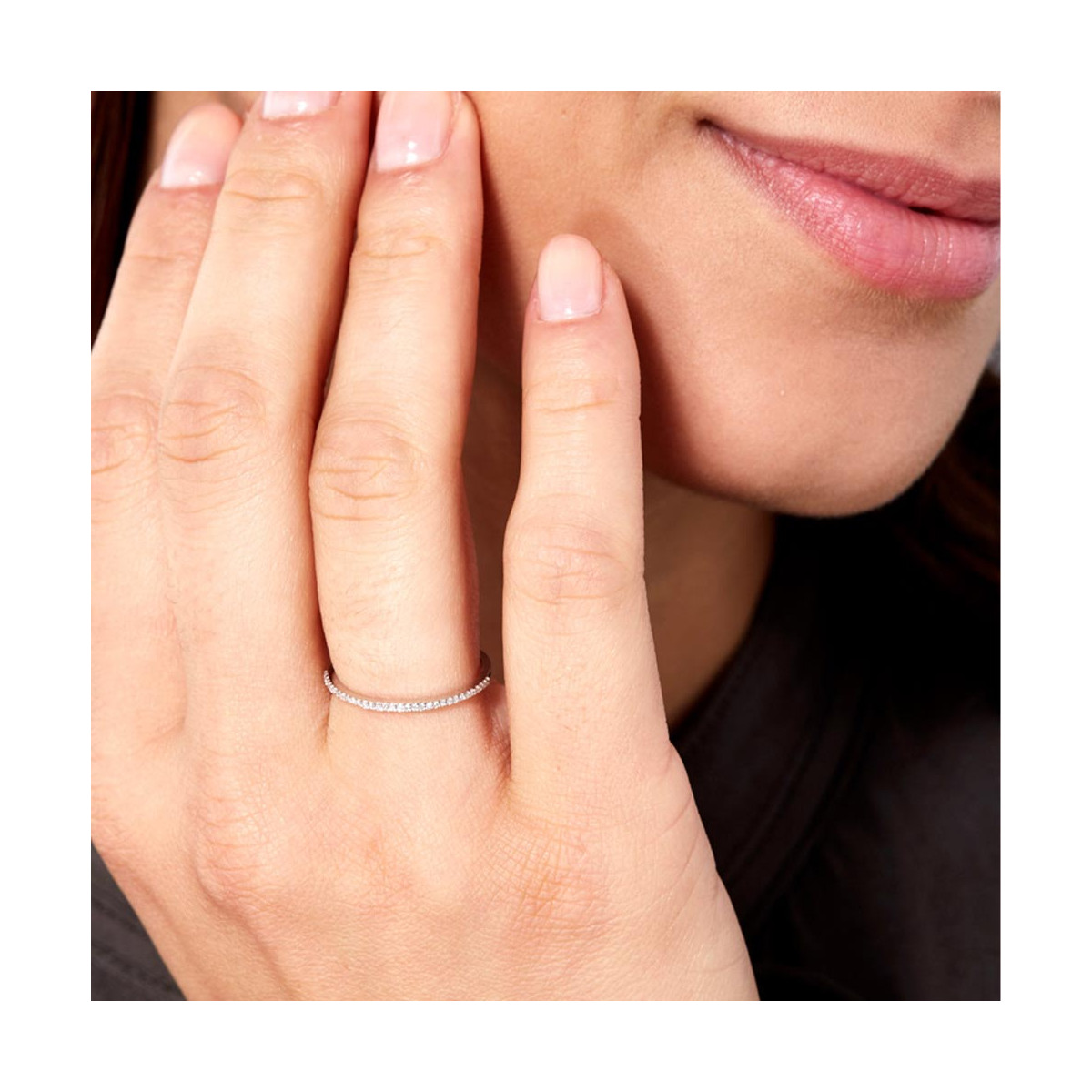 Bague Alliance "Belle Alliance" Or blanc et Diamants Bague "Athéna Envoûtante" Or blanc et Diamant