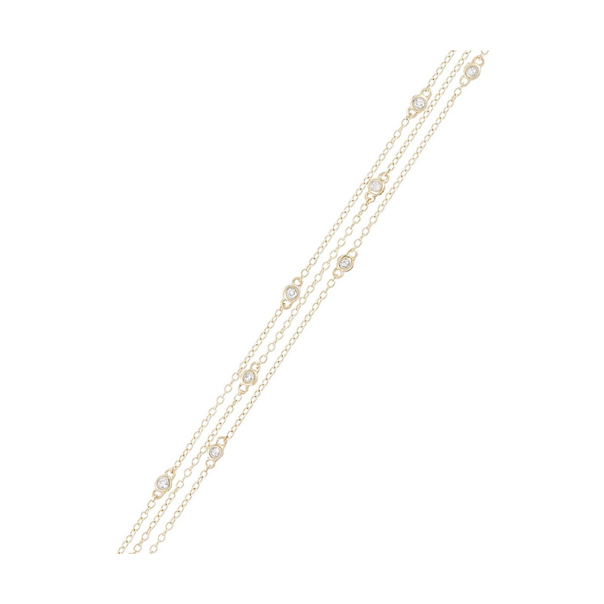 Bracelet Or Jaune et Diamant Bracelet Or Jaune et Diamant