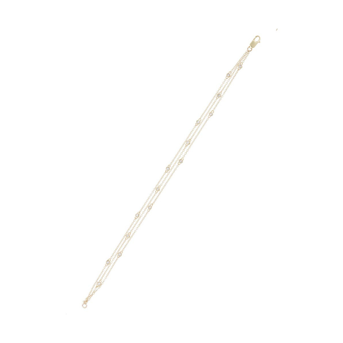Bracelet Or Jaune et Diamant Bracelet Or Jaune et Diamant
