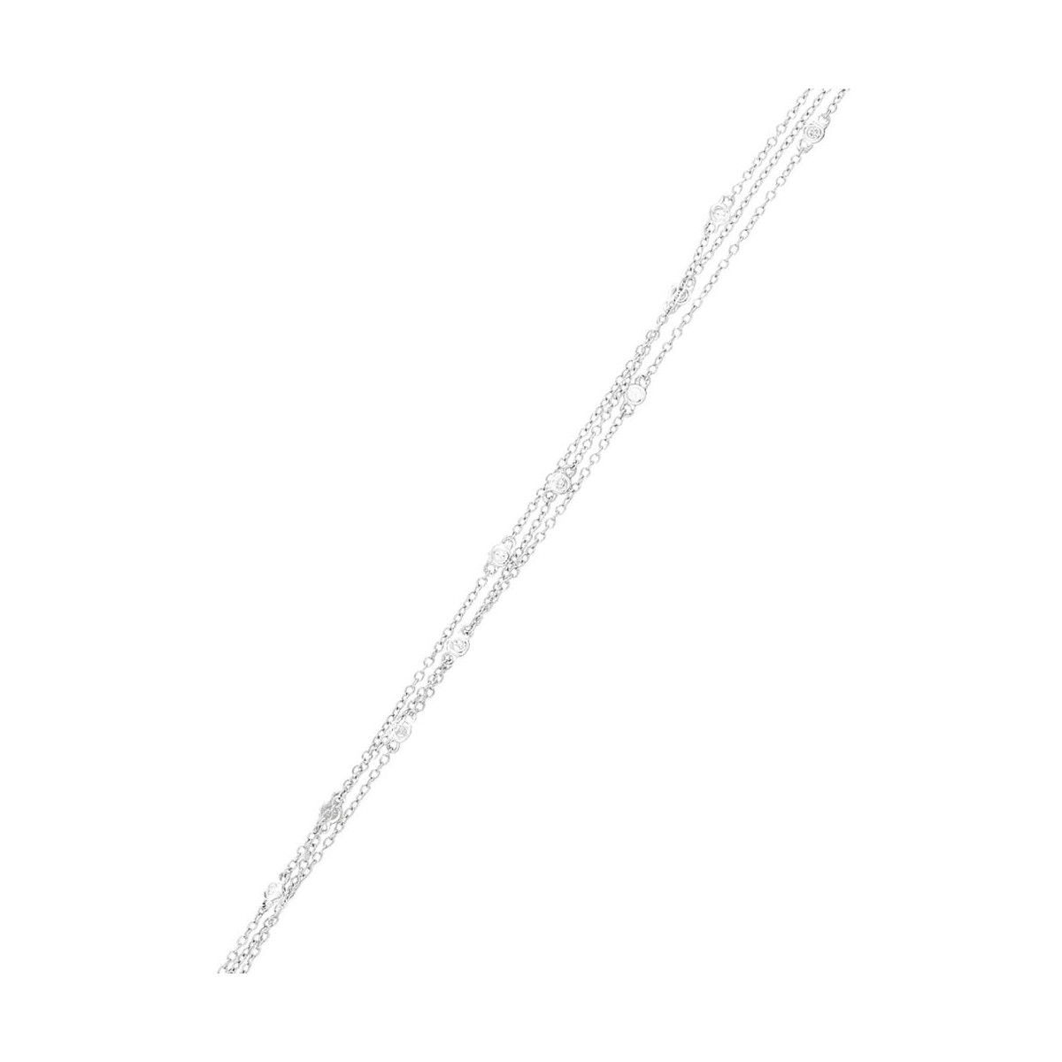 Bracelet Or Blanc et Diamant Bracelet "Amour Enchanté" Or blanc et Diamant