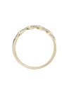 Bague Alliance "Eternelle" Or jaune et Diamants