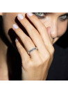 Bague Alliance "Marabella" Or blanc et Diamants