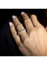 Bague Alliance "Only You" Or blanc et Diamants