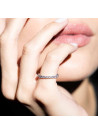 Bague Alliance "Mon tour complet" Or blanc et Diamants