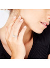 Bague "La Promise" Or blanc et Diamants