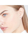 Boucles d'oreilles Or Blanc et Diamant