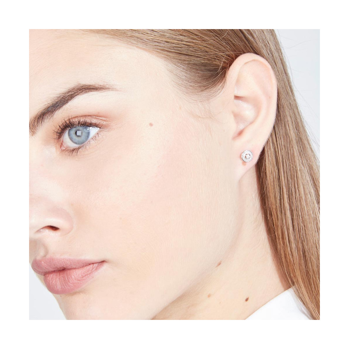 Boucles d'oreilles Or Blanc et Diamant Boucles d'oreilles "Ophélia" Or blanc et Diamant