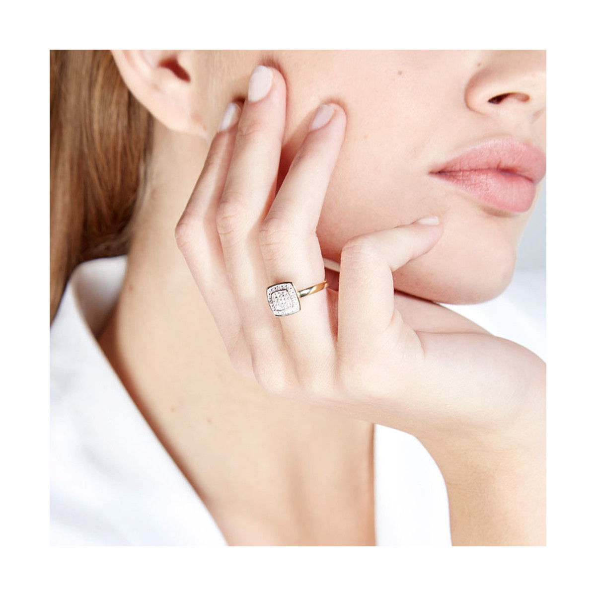 Bague "Lima" Or jaune et Diamants Bague "Olivia" Or jaune et Diamant
