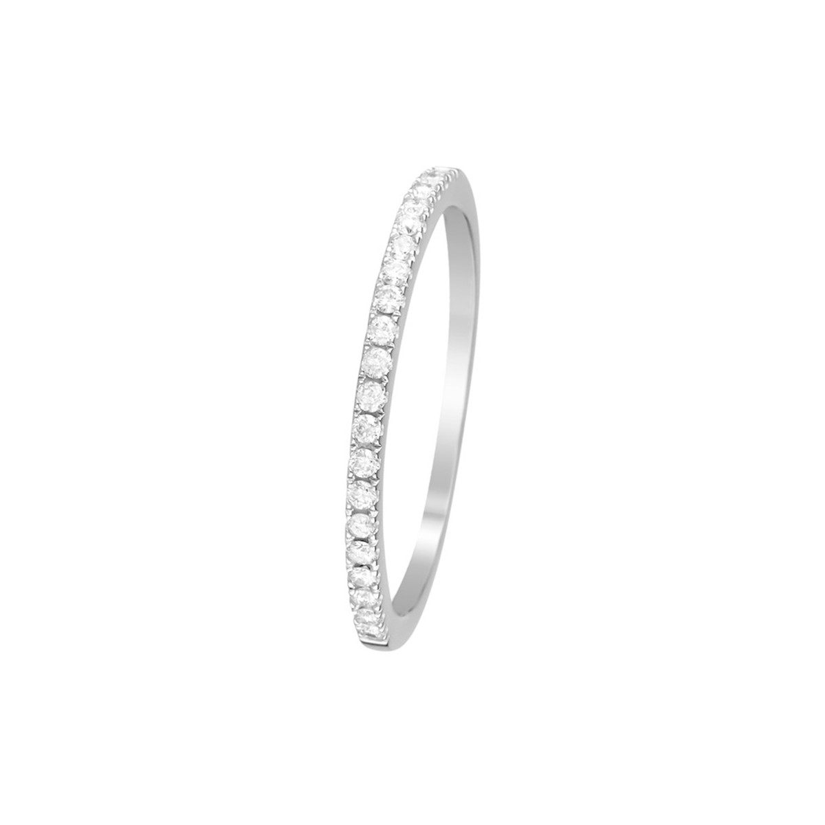 Bague Alliance "Délice" Or blanc et Diamants Bague "Emma" Or blanc et Diamant