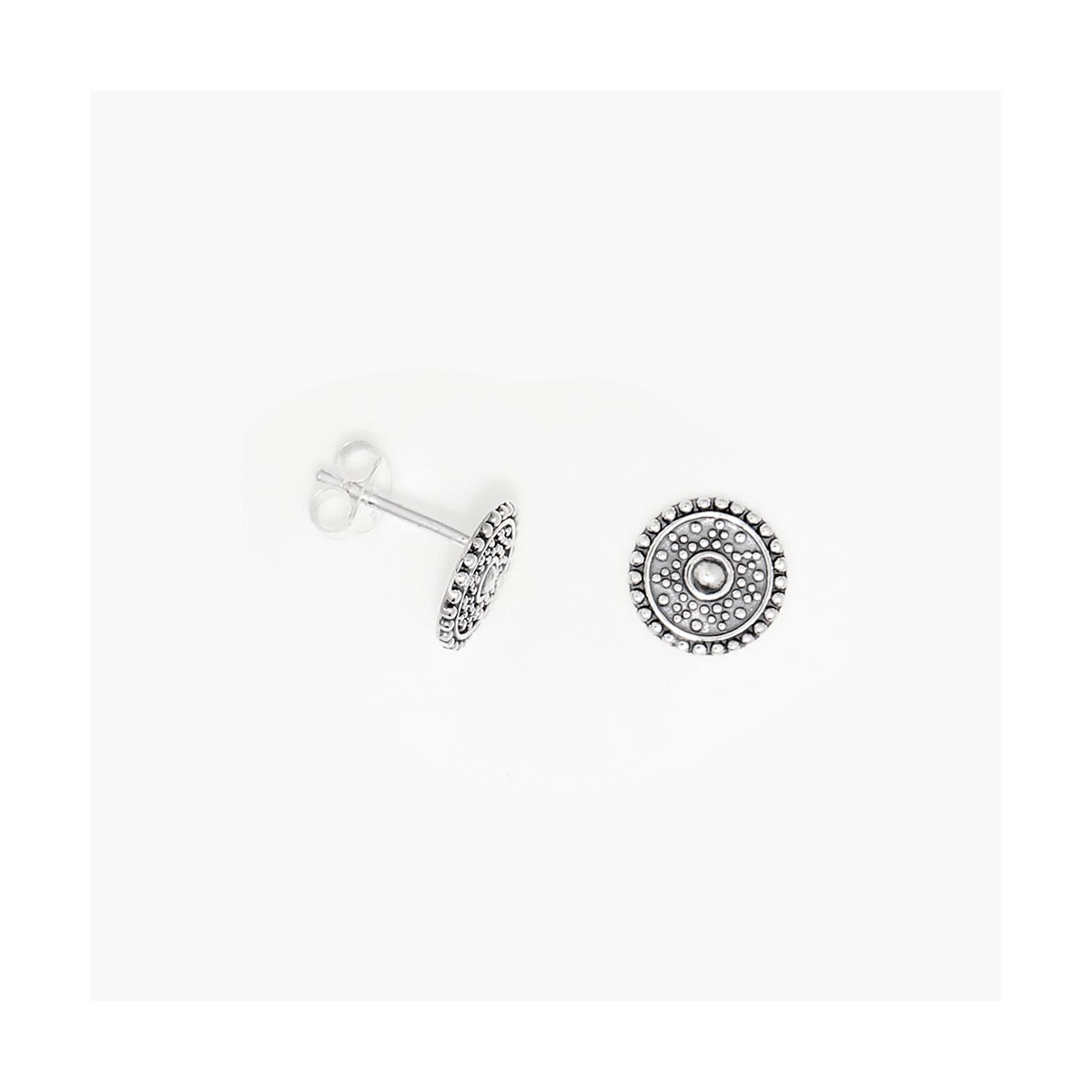 Boucles d'oreilles argent massif Boucles d'oreilles "Azahar" Argent 925