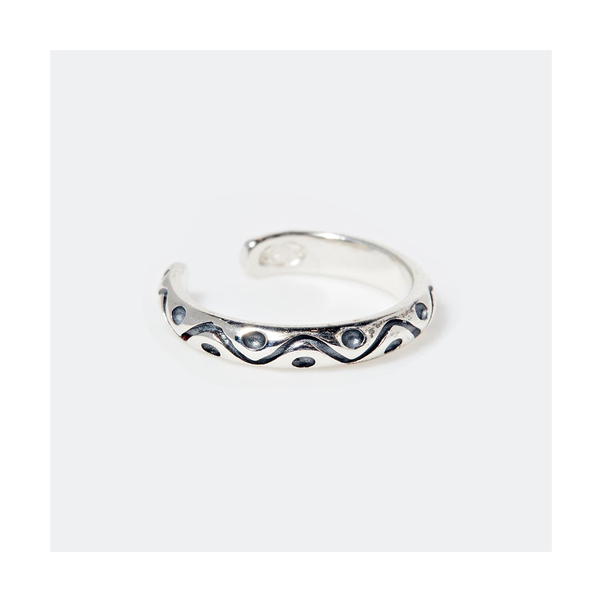 Boucles d'oreilles argent massif Earcuff "Acanto" Argent 925