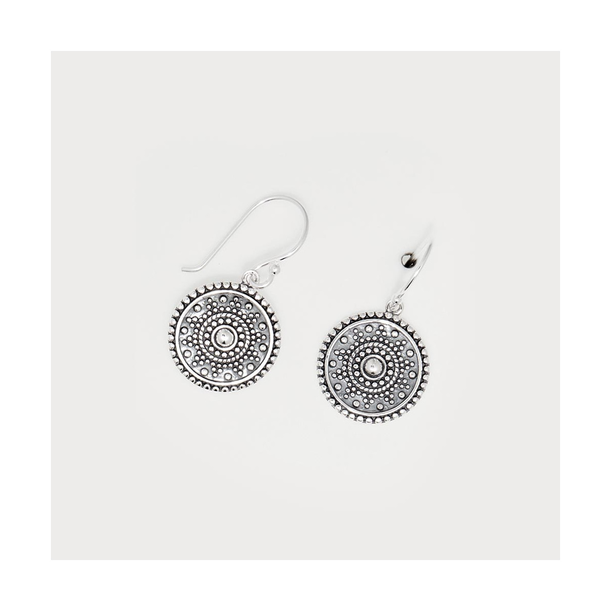 Boucles d'oreilles argent massif et pierre naturelle Boucles d'oreilles "Zorillo" Argent 925