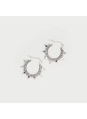 Boucles d'oreilles argent massif et pierre naturelle