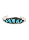 Bracelet "Yeipoalli" Argent et Turquoise