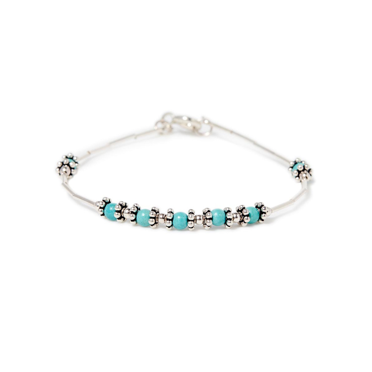 Bracelet "Newal" Turquoise Bracelet "Huito" Turquoise